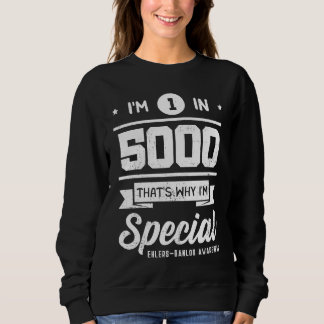 Ich bin Spezial Ehlers Danlos Schwarz Weiß Zebra S Sweatshirt