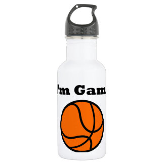 Ich bin Spiel (Basketball) Edelstahlflasche