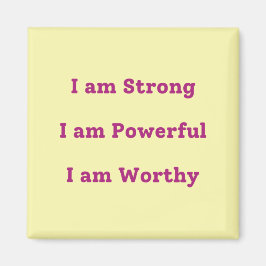 Ich bin ... Square Magnet