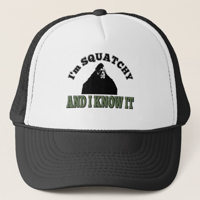 Ich bin SQUATCHY und ich kenne es! Truckerkappe (Vorderseite)