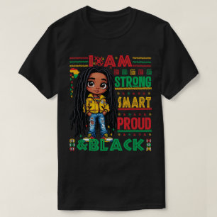 Ich bin stark und schwarz – Black History Month T-Shirt