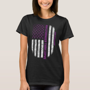 Ich bin stärker als Lupus #nevergiveup Lupus Aware T-Shirt
