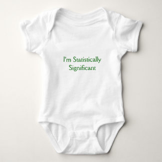 Ich bin statistisch bedeutend baby strampler