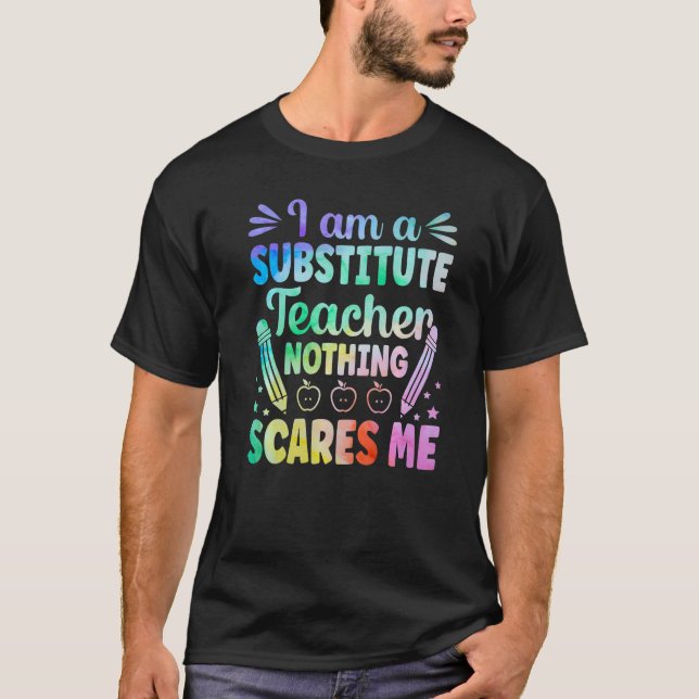 Ich bin stellvertretender Lehrer Schule Pre K Kind T-Shirt (Vorderseite)