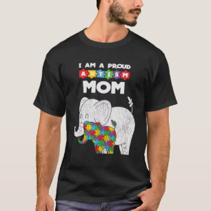 Ich bin stolz auf Autismus Mama Autistic Son Daugh T-Shirt