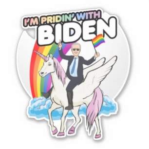 Ich bin stolz auf Biden Aufkleber
