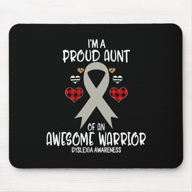 Ich bin stolz auf die großartigen Kriegerinnen Mousepad (Vorne)