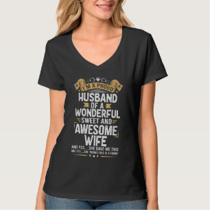 Ich bin stolz auf eine wunderbare Ehefrau T-Shirt