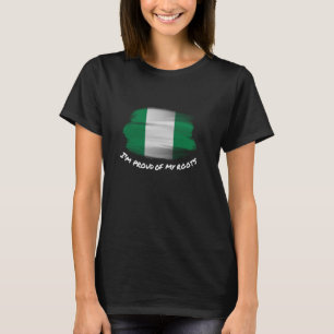 Ich bin stolz auf meine Wurzeln - Vintage Nigeria- T-Shirt