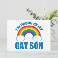 Ich bin stolz auf meinen Gay Son Mama Vater Pride 