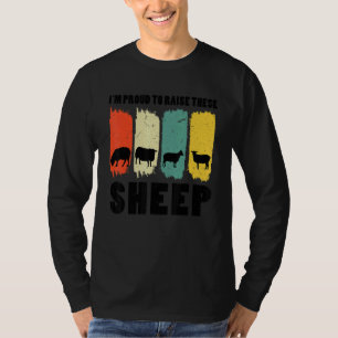 Ich bin stolz darauf, diese Schafzucht Tier 1 aufz T-Shirt
