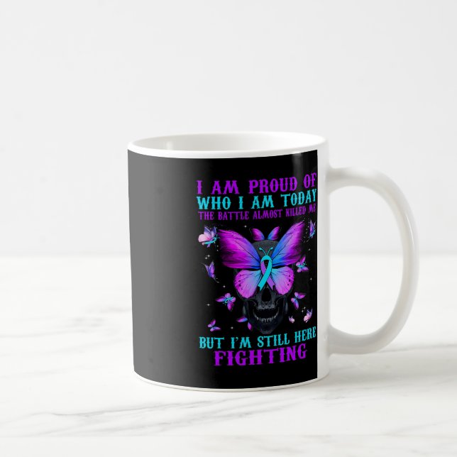 Ich bin stolz darauf, wer ich heute bin kaffeetasse (Rechts)
