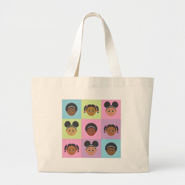 Ich bin stolz, dass ich natürlich bin! Tile Gesche Jumbo Stoffbeutel (Vorne)