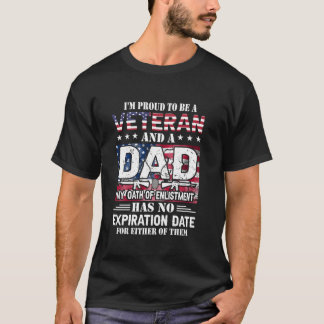 Ich bin stolz, ein Veteran-Tag Amerikaner Fl. T-Shirt