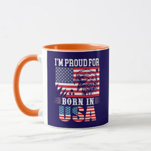 Ich bin stolz, in den USA-62974 geboren zu sein Tasse