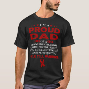 Ich bin stolz Vater des SICKLE CELL Kriegers T-Shirt