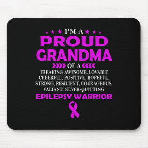Ich bin stolze Oma des Epilepsie-Kriegers T Mousepad