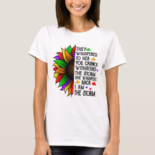 Ich bin Sturm/Sonnenblume T-Shirt
