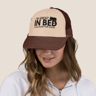 Ich bin super in Bett kann ich schlafen für Tage s Truckerkappe
