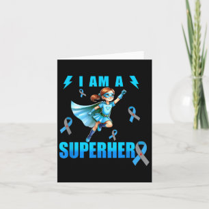 Ich bin Superheld Typ 1 Diabetes Bewusstsein T1d G Karte