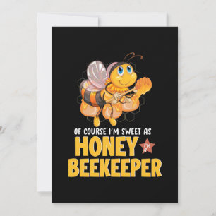 Ich bin süß wie ein Honigimker Einladung