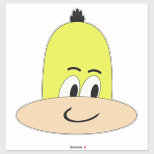 Ich bin Sveety, Einzigartiges Comic, Funny Face Ca Aufkleber