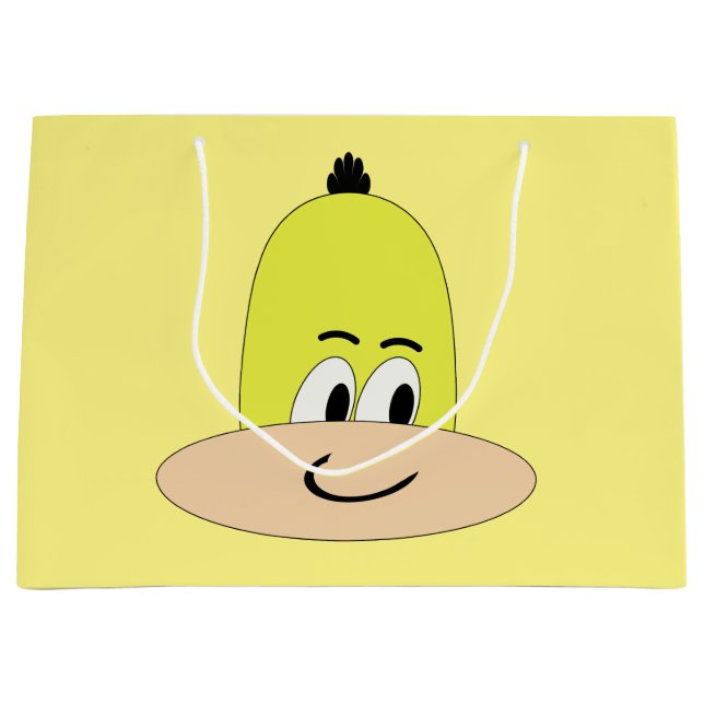 Ich bin Sveety, Funny Face Cartoon Große Geschenktüte (Vorderseite)