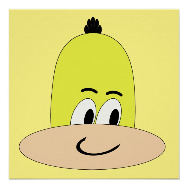 Ich bin Sveety, Funny Face Cartoon Poster (Vorderseite)