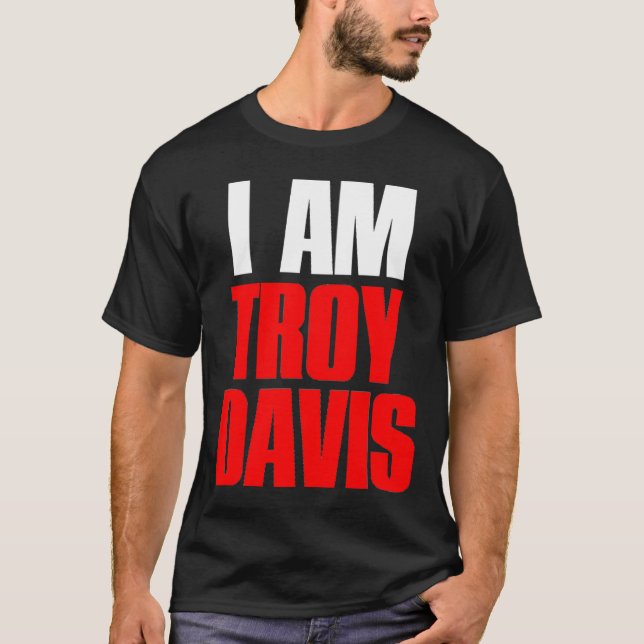 ICH BIN T - SHIRT TROJAS DAVIS (Vorderseite)