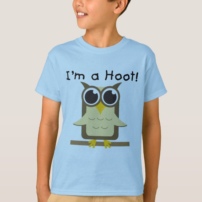 Ich bin T - Shirt und Geschenke von Hoot (Vorderseite)