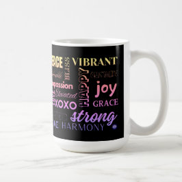 Ich BIN TÄGLICH Erinnerung Inspiration High-Vibe W Kaffeetasse
