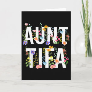 Ich bin Tante Tifa T-Shirt Tante Tifa Lustige Tant Karte