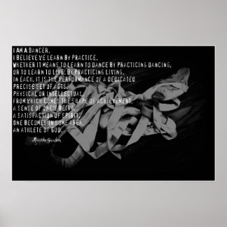Ich bin Tänzerin Poster
