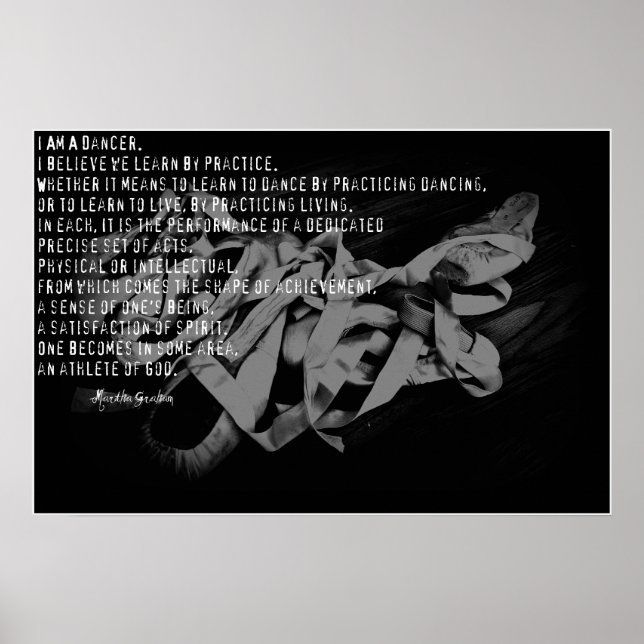 Ich bin Tänzerin Poster (Vorne)