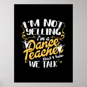 Ich bin Tanzlehrer Poster