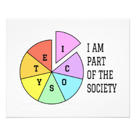 Ich bin Teil der Gesellschaft Fotodruck