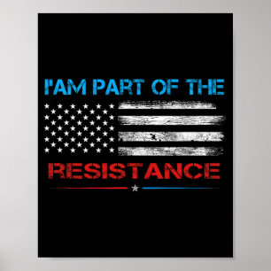 Ich bin Teil des Widerstands gegen Trump Poster