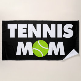 Ich bin Tennis-Mama Strandtuch