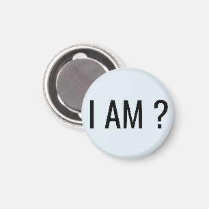 ICH BIN Text  Magnet