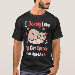 Ich bin tief in der Liebe, dass ich Katzen Niedlic T-Shirt