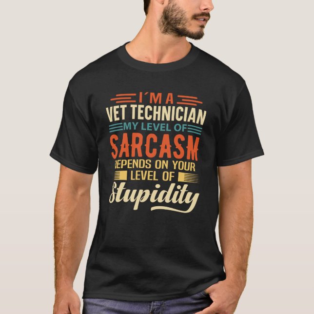 Ich bin Tierärztin T-Shirt (Vorderseite)