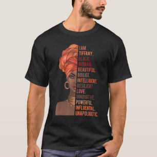 Ich bin Tiffany Schwarze Frauen Geschichte Monat 2 T-Shirt