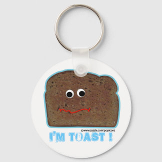 Ich bin toast! paroder humorvoller Schlüsselanhäng Schlüsselanhänger