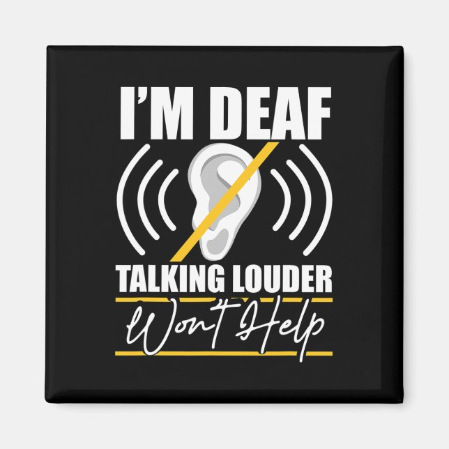 Ich bin tot. Das Gespräch mit Louder wird nicht he Magnet (Vorne)