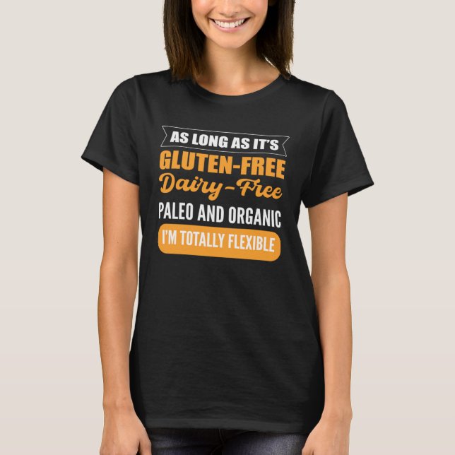 Ich bin total flexibler Veganer T-Shirt (Vorderseite)