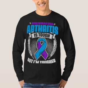 Ich bin Tougher Ribbon Rheumatoide Arthritis Bewus T-Shirt
