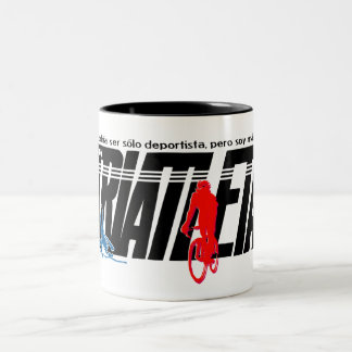 Ich bin Triathlet Zweifarbige Tasse