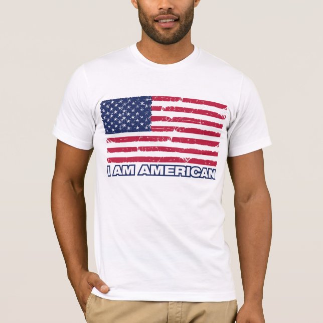 Ich bin - Typ-T-Shirt amerikanisch T-Shirt (Vorderseite)