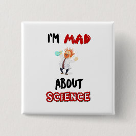 Ich bin über Wissenschaft Protest-März-Knopf Button