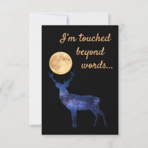 Ich bin über Worte hinaus berührt